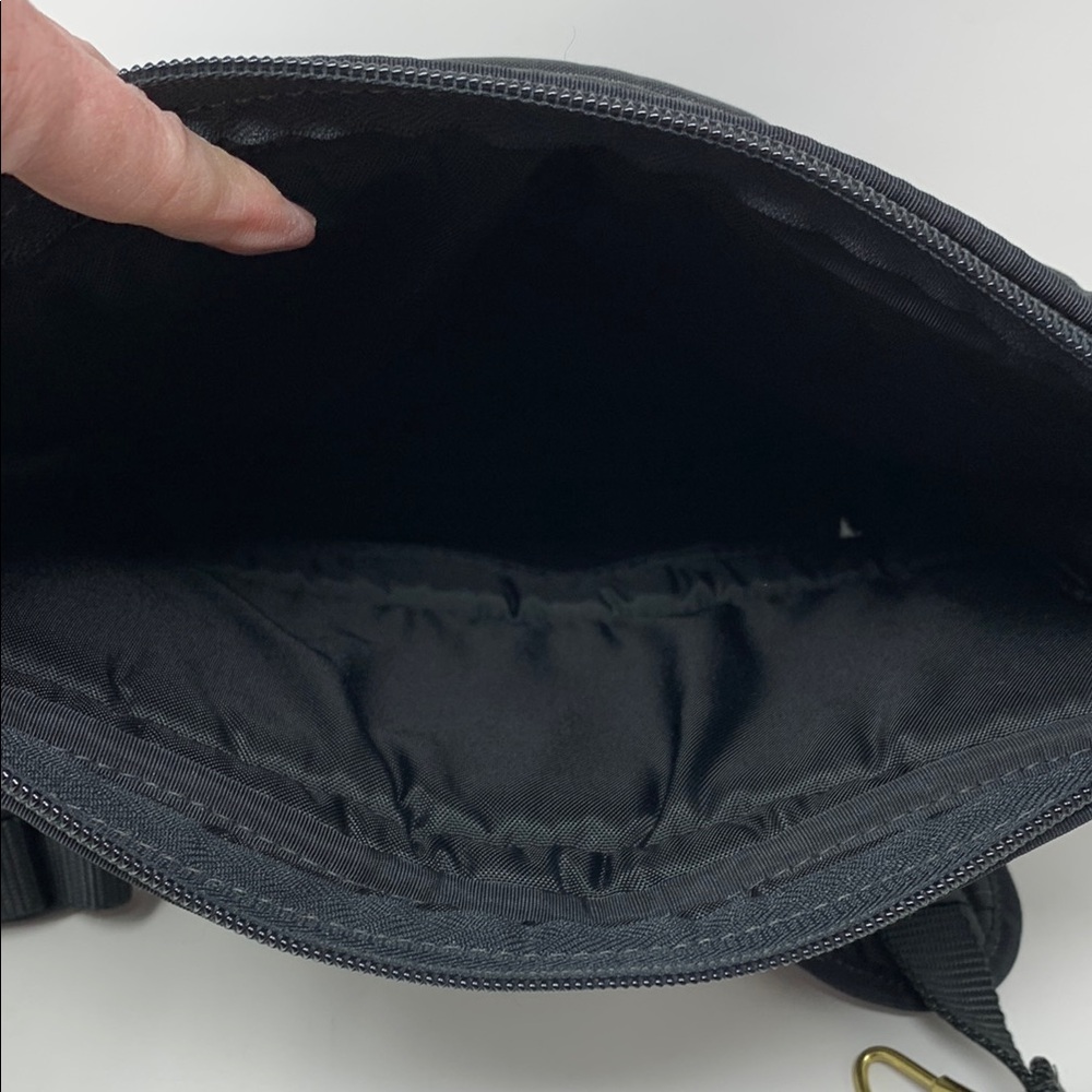 Vintage Sound Waves Black Crossbody Bag - Picture 6 of 8